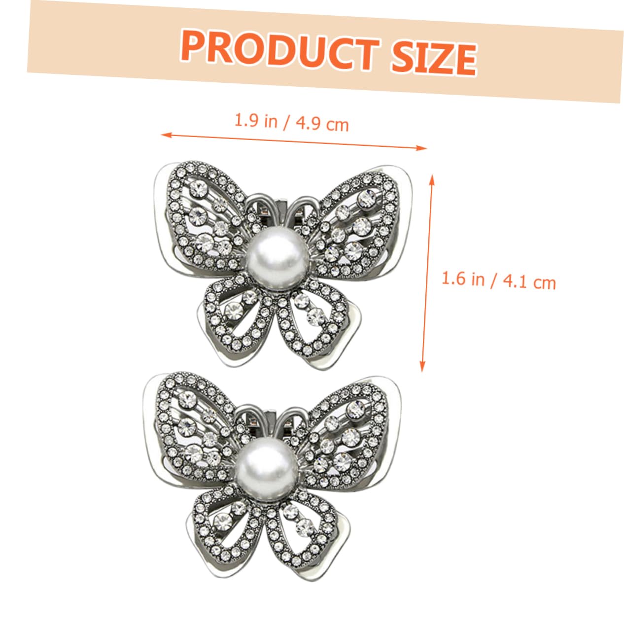 Healeved Clip per Scarpe Sposa con Decorazioni Chic per e Pumps Accessorio per Cerimonie e Cristallo