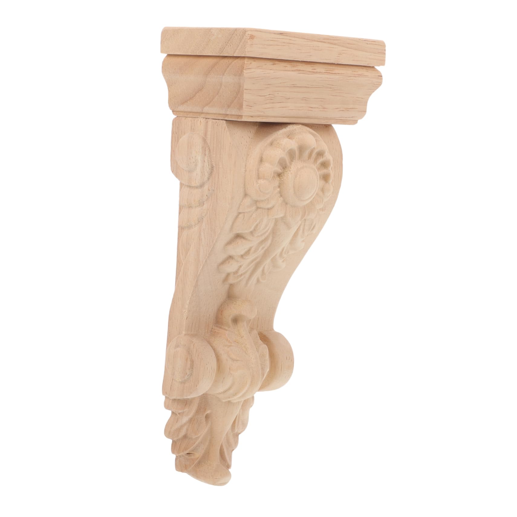 jojofuny 3stücke Holzverzierte Ecke Applikation Aus Massivholz Dekorative Römische Säule Für Wandgestaltung Für Möbel Und Innendekoration Kunstvolle Schnitzerei Für Eleganten