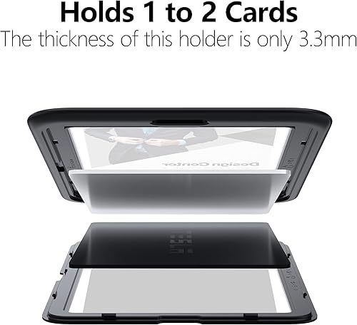 Miniatura 5 de Phomo Portatarjetas de identificación autoretráctiles con clip de carrete de mosquetón y cordón para insignia, soporte para tarjetas de