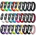 Flenco Ersatzarmband für xiaomi mi band 6 xiaomi mi band 5 Smartwatch Bracelet Silikon Ersatzband Uhrenarmband Wechselarmband Wasserdicht Ersatz Armband für xiaomi mi band 6 / mi band 5 Smart Watch