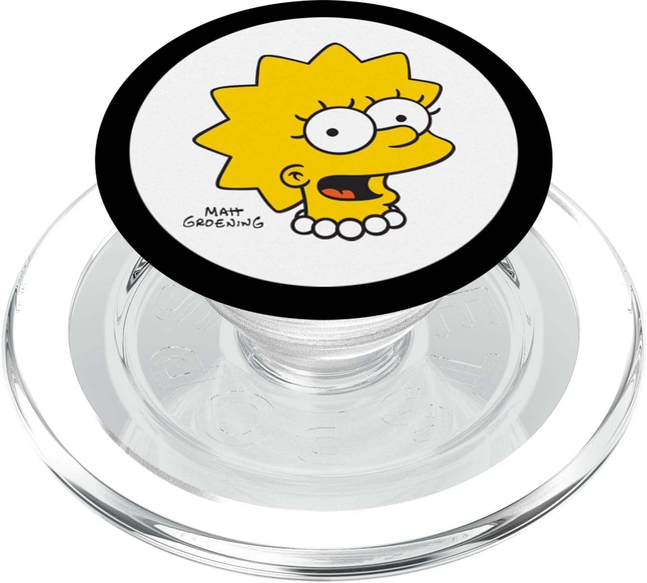 The Simpsons Lisa Simpson Face PopSockets MagSafe PopGrip for iPhone