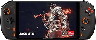 ONEXPLAYER 2 Handheld Game Console Portable 8.4" PC Mini Laptop UMPC Tetachable Handle 2560 * 1600 Display Screen Win 11 AMD Ryzen 7 6800U 32GB LPDDR4 RAM/2TB NVMe M.2 SSD (Black)