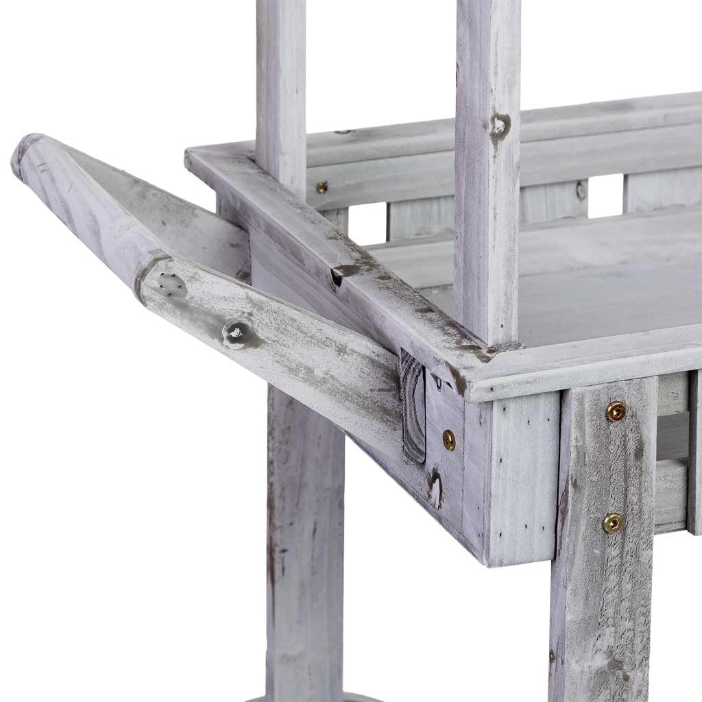 WANDERLUST DECO Carro expositor de madera 100x46x163h cm