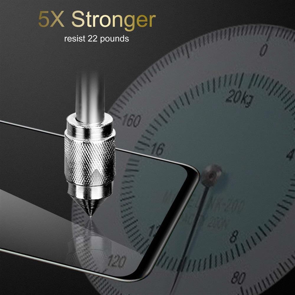CADORABO - 3x Pellicola Armatura A Schermo Intero Compatibile Con Oppo R17 Neo In Trasparente Con Nero - 3x Vetro Temperato (tempered) Di Protezione Del Display In Durezza 9h Con 3d Touch