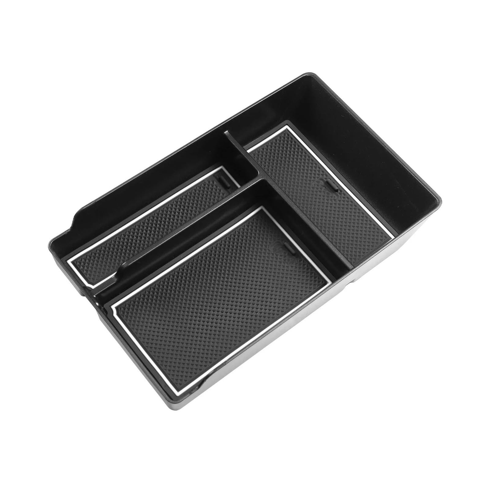 AHRPKAMERD Storage Box For Hyundai For IONIQ 5 Central Armrest Storage Container Box Center Console Organizer Tray Auto Interior Tidying Supplies Center Console Organizer Tray(4)