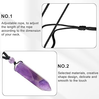 Ciondolo Cristallo Biterminato Pietra Naturale - Magic Planner - Foto 5