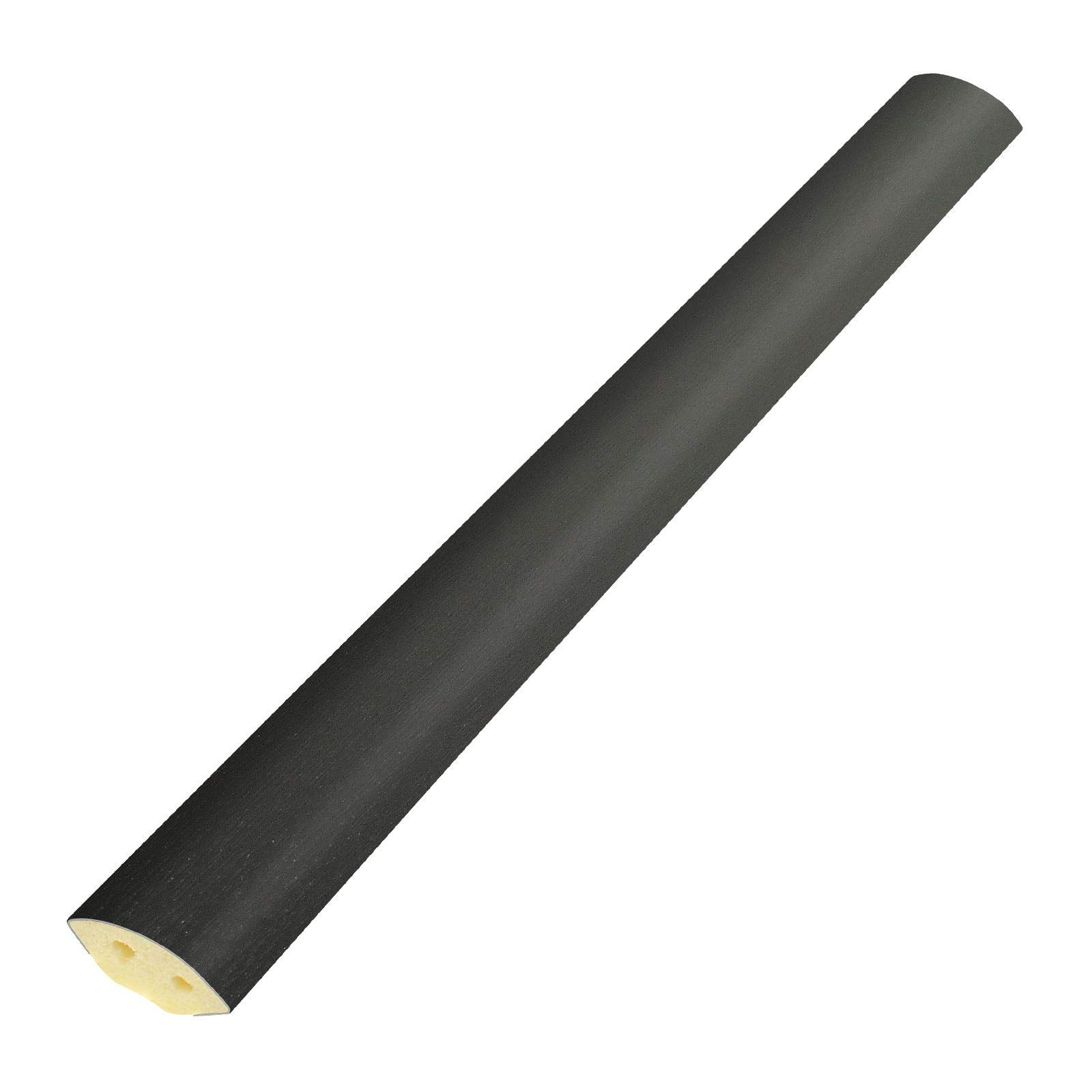Quadrant Bead uPVC Plastic Window Door Bead Finishing Trim (2.5m) - 17.5mm, Anthracite Grey (Grained)