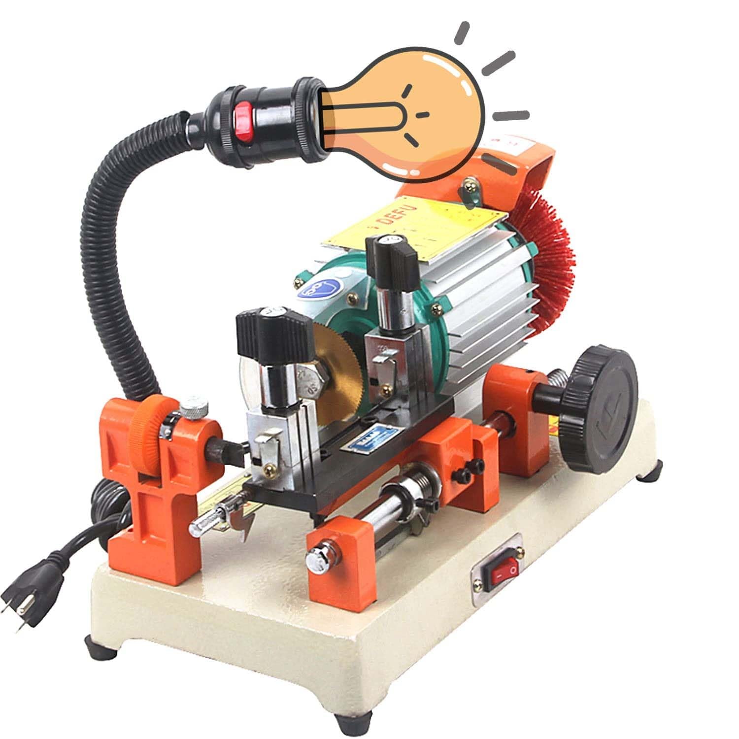Máquina duplicadora de llaves de seguridad y coches con motor de cobre de 1200W