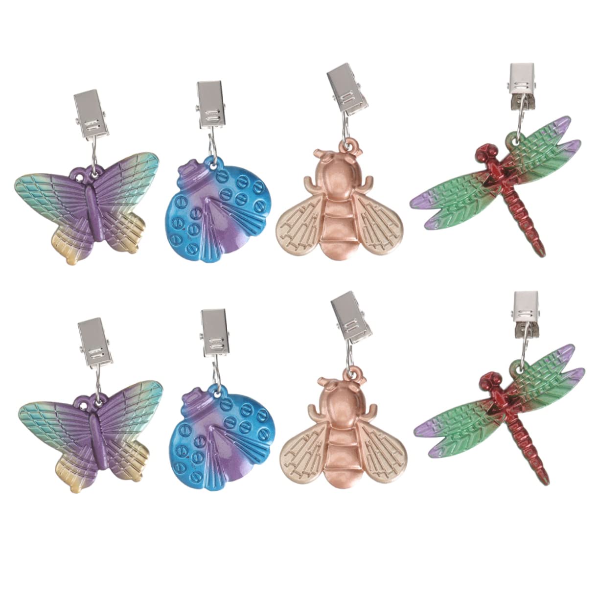 SHOWERORO 8pezzi Clip Fermatovaglia per Tovaglie Pendenti Decorativi per e Rimuovere Accessori per e -