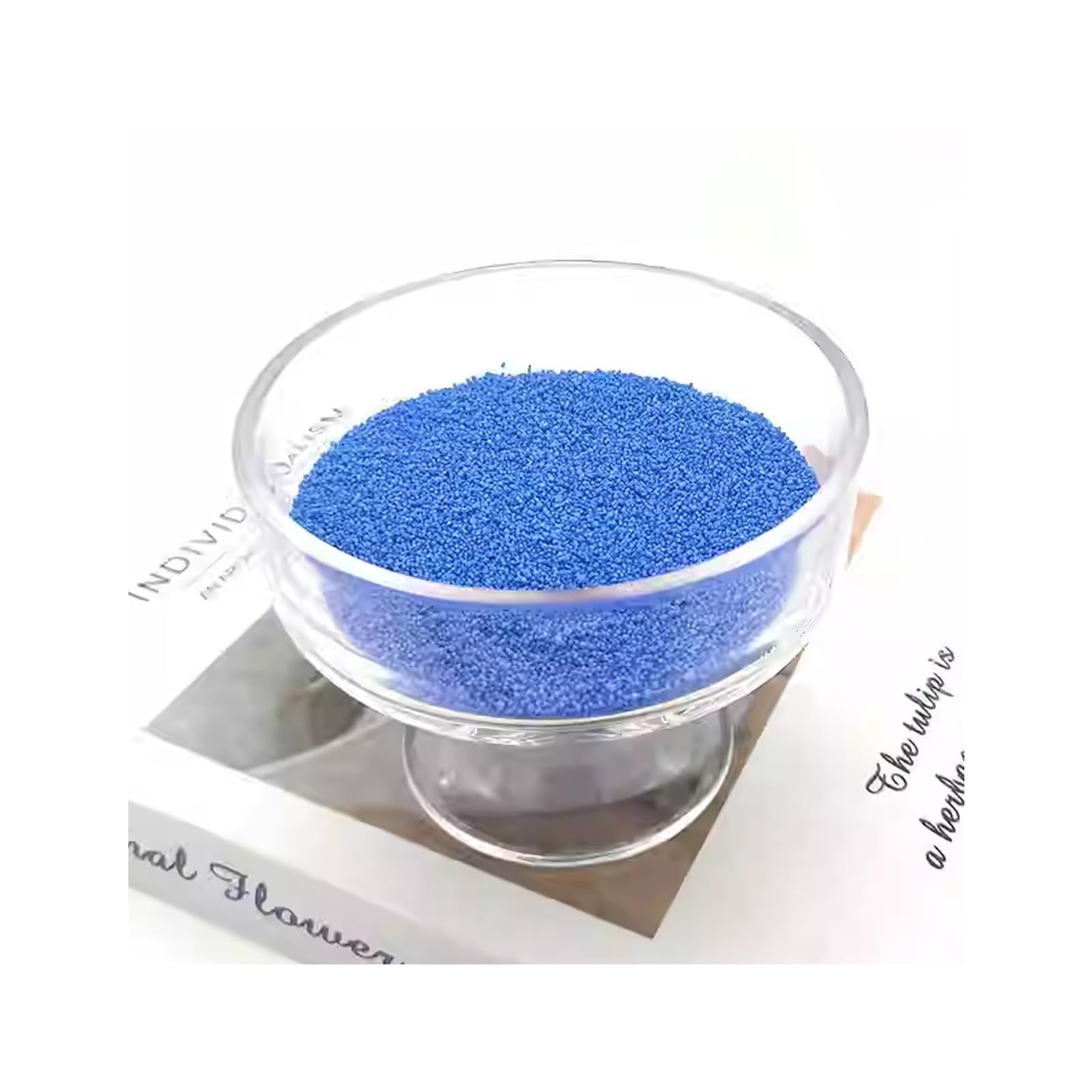 YFAURNDE Vela,Sand Wax Pearled,Candle Pearl,Cera de Soja,Arena para Velas,Velas de Arena,Adecuado para diversas escenas, como Lectura, Citas, Bodas, Navidad.(Blue,5000g/11lb)