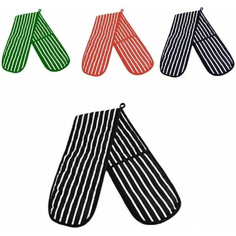 J K ZONE Double Oven Gloves Heat Resistant Oven Mitts Gloves For Kitchen Baking And Cooking Heavy Duty Cooking Oven Gloves Cover