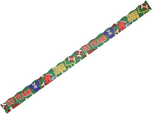 Miniatura 6 de 6 rollos de 234 pies de bordes festoneados para tablón de anuncios deportivos para decoración de aula, pizarra blanca, pizarra, decoración escolar,