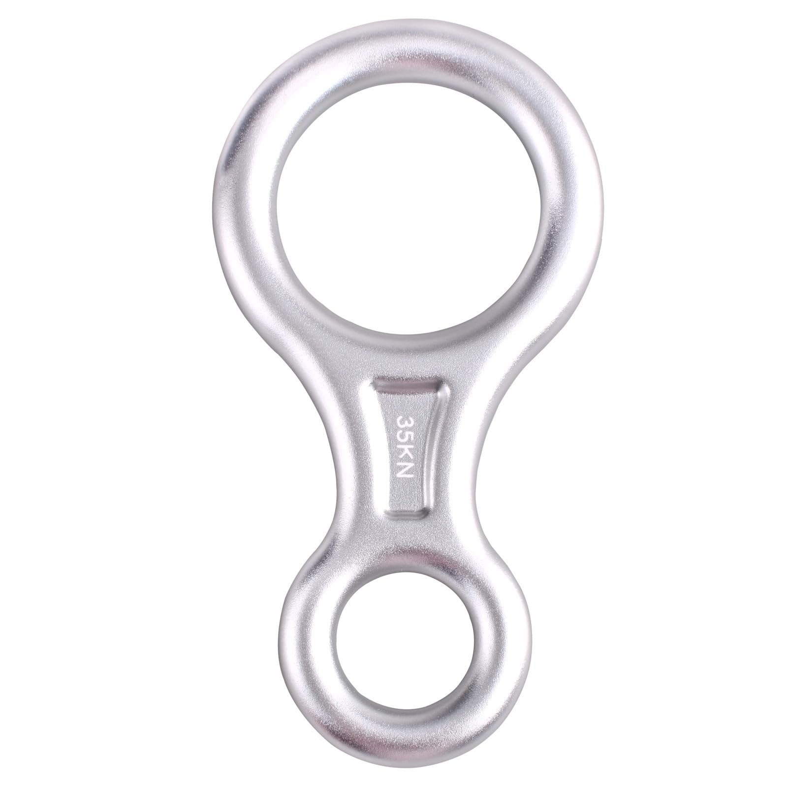 Azarxis 35 kN 50 kN Climbing Rescue Figure 8 Descender Large Bent-Ear Rigging Plate Heavy Duty & High Strength Rappel Device Equipment for Rappelling