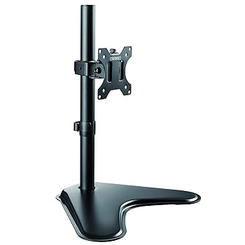 VonHaus Quad Monitor Mount For 13-32 Inch Screens - Four Screen Monitor Bracket With Tilt, Swivel