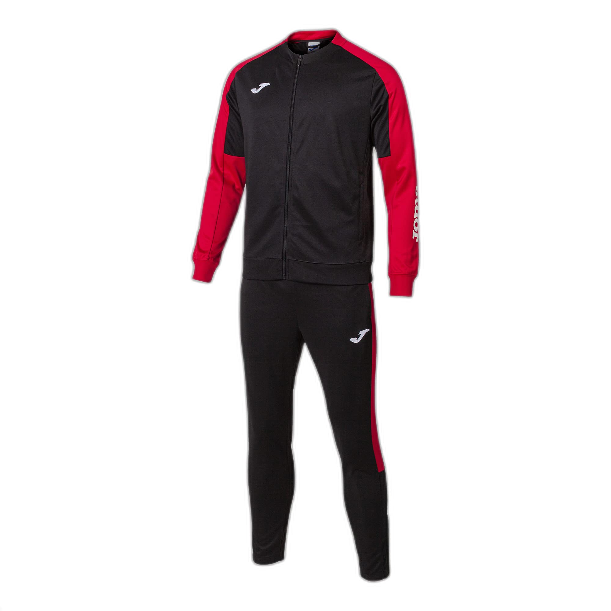 Joma Men's Eco Championship Tracksuit, Black Red, 5XS
