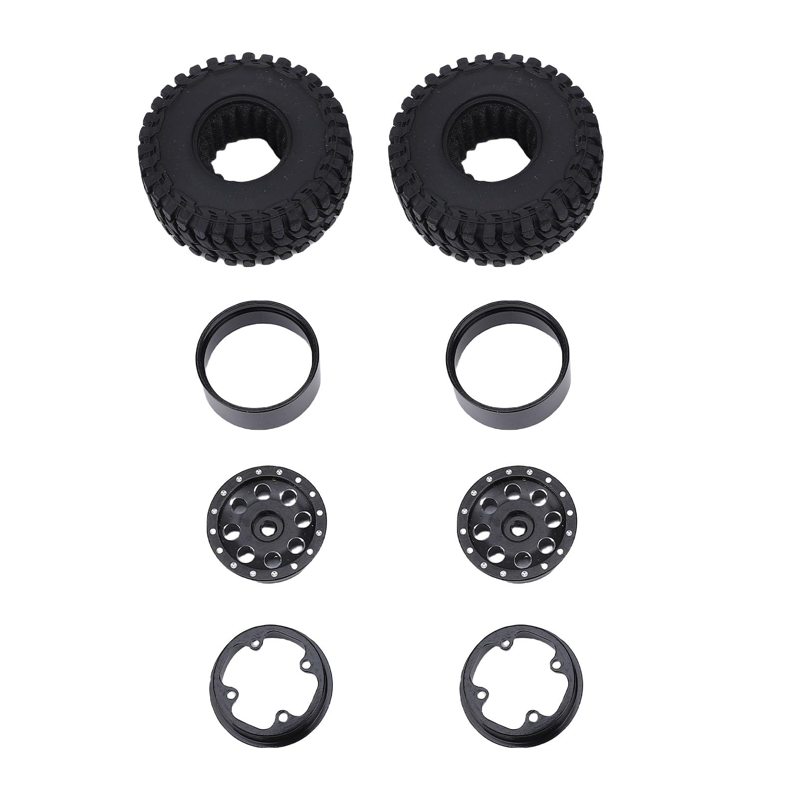 CHICIRIS Rimorchio Utilitario RC in 1/18, Rimorchio Cingolato Stradale in Lega di Alluminio per Appassionati di Auto RC con Design Realistico e Costruzione Leggera e Resistente