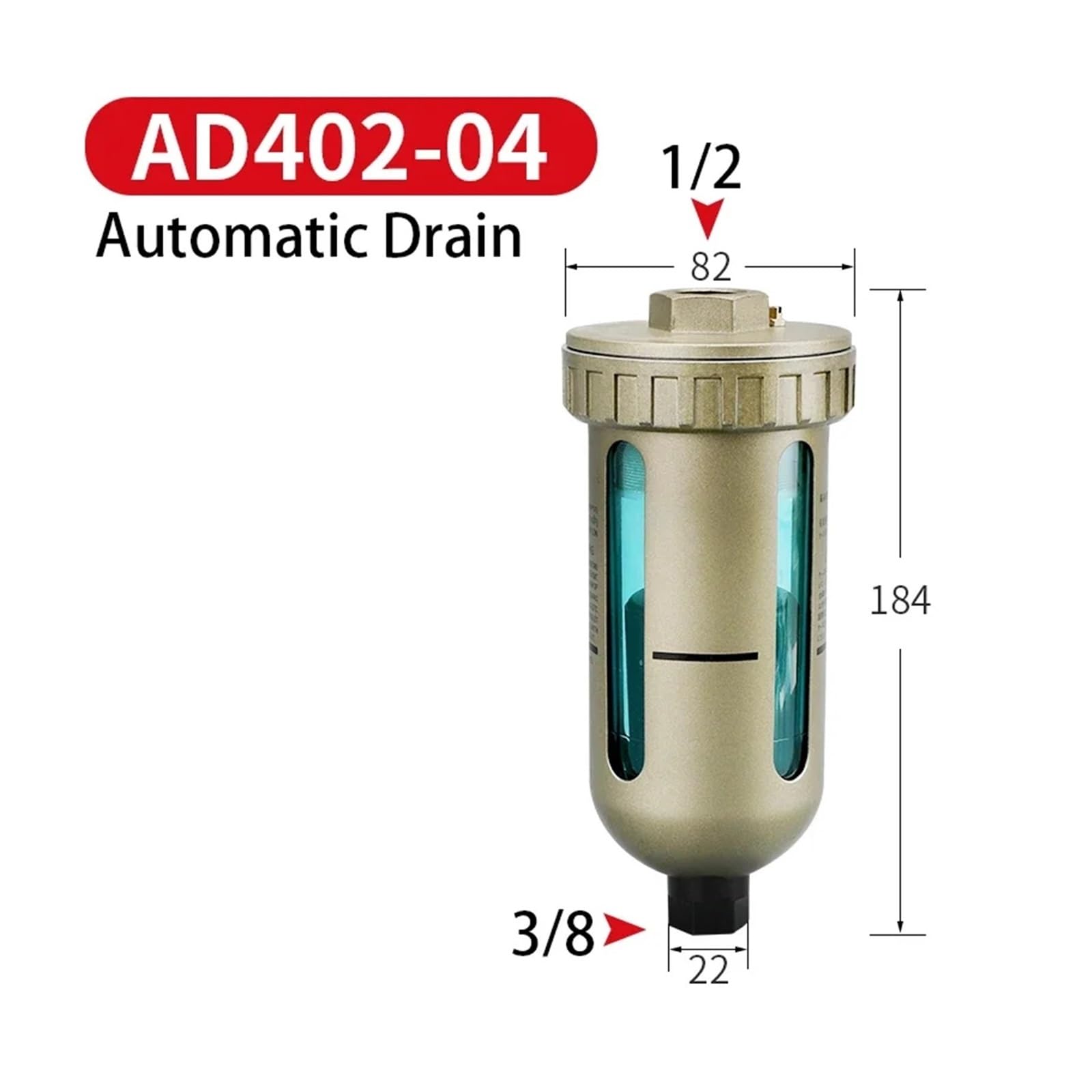 1 stücke 1/2 Elektronische Ablauf Ventil Luft Kompressor Filter Trockene Lagerung Tank Kühler Trockenen Elektromechanische Magnetische 220 v(Automatic Drain)