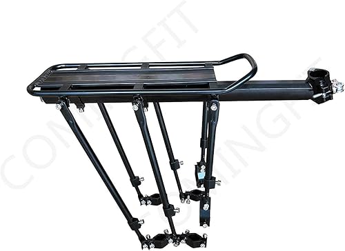 Miniatura 3 de Portabicicletas, 400 libras de capacidad, rodamientos sólidos, universal, ajustable, para bicicletas, equipaje, portaequipajes