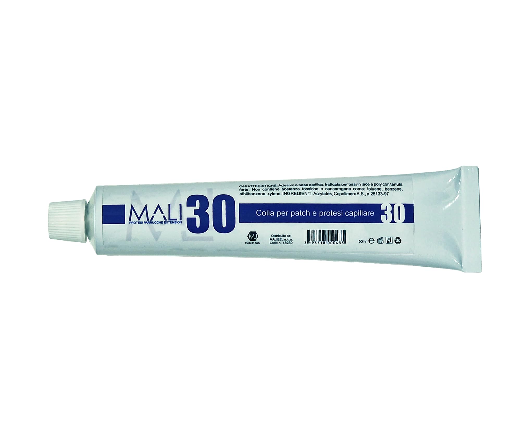 Colla Per Protesi Capillare e patch cutanea, Forte, Senza Toluene, 50 ml - MALI 30 [*NOVITA'* Super Colla MALI 131 disponibile - visita lo shop Capelli Para Todos]