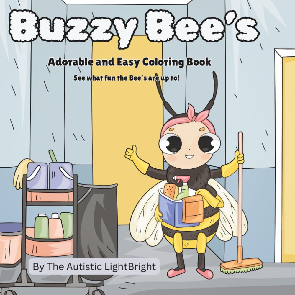 Buzzy Bee's: Adorable and Easy Coloring Book