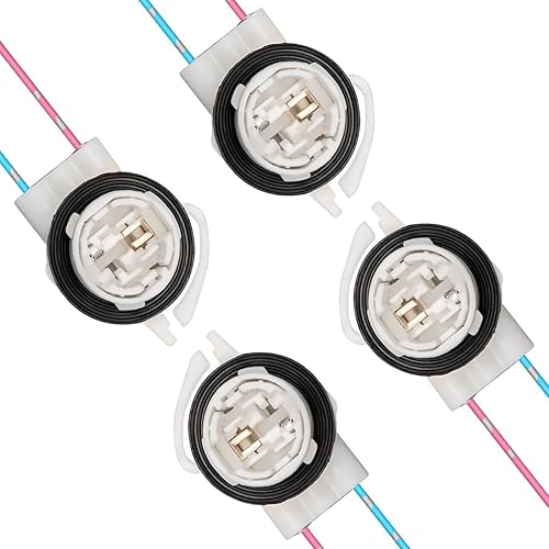 Miniatura 10 de 2 enchufes de arnés 3156 3157 precableados, adaptadores de enchufe de bombillas LED para automóvil, conectores de enchufe de enchufe para bombilla