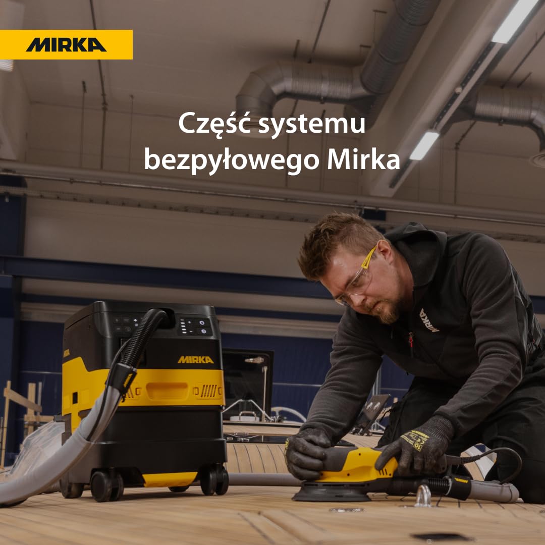 MIRKA DEXOS 1217 M AFC/odkurzacz przemysłowy klasa M/17 l, odkurzacz na mokro i sucho, automatyczne czyszczenie filtra, wąż 4 m i złączka