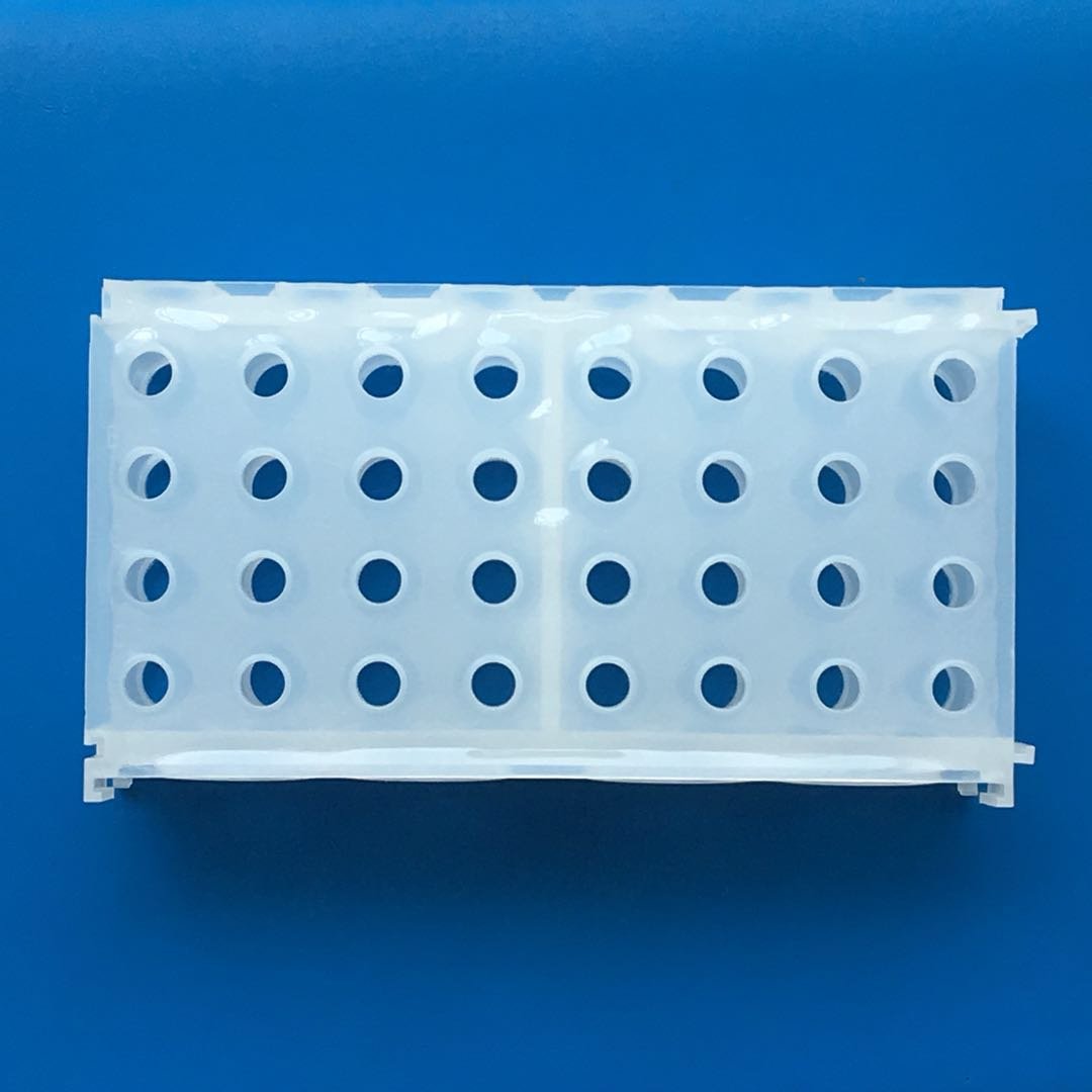 Portaprovette multi-funzionale Provetta Holder Plastica provette multifunzione 4 WAY provette di plastica (bianco)
