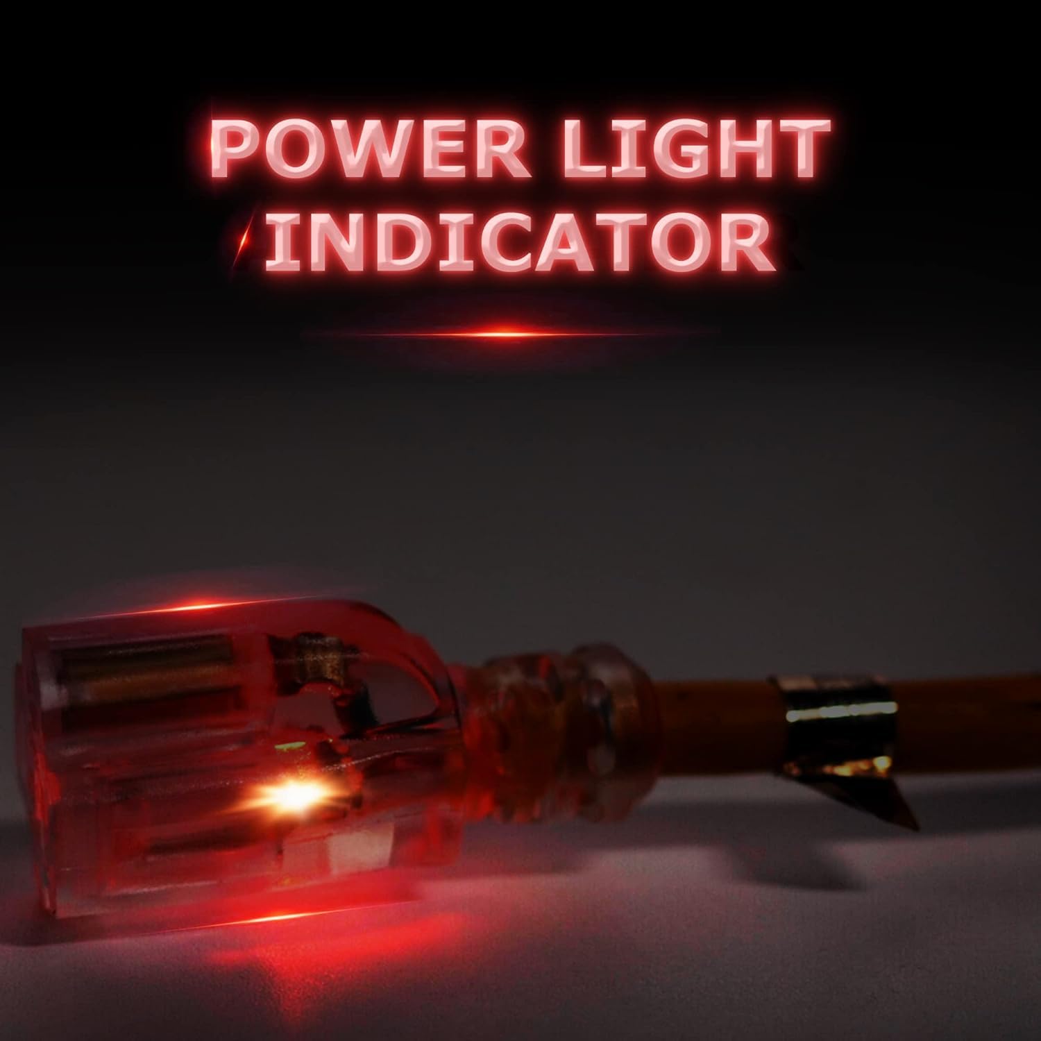 YOJOE - Cable de extensión para interiores y exteriores con extremo iluminado, cable de alimentación resistente a la intemperie de 3 clavijas, calibre 12, cable de extensión negro de 12 pies, para