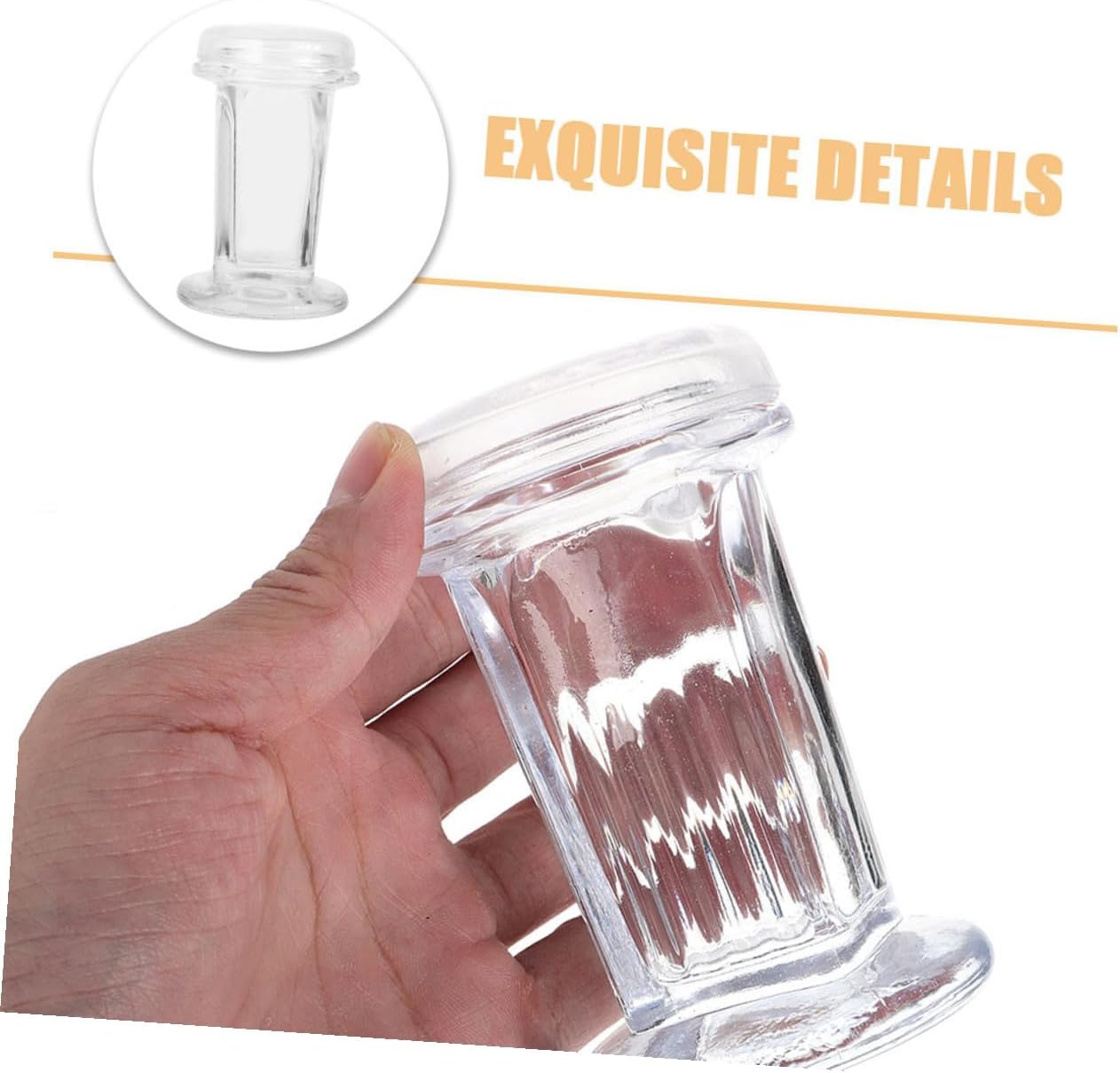 3pcs Glass Staining Jar with Cover for Laboratory Use Holds Microscope Slides High-temperature Resistant Staining Tank for Medical Labs Histology Tissue Sample Research