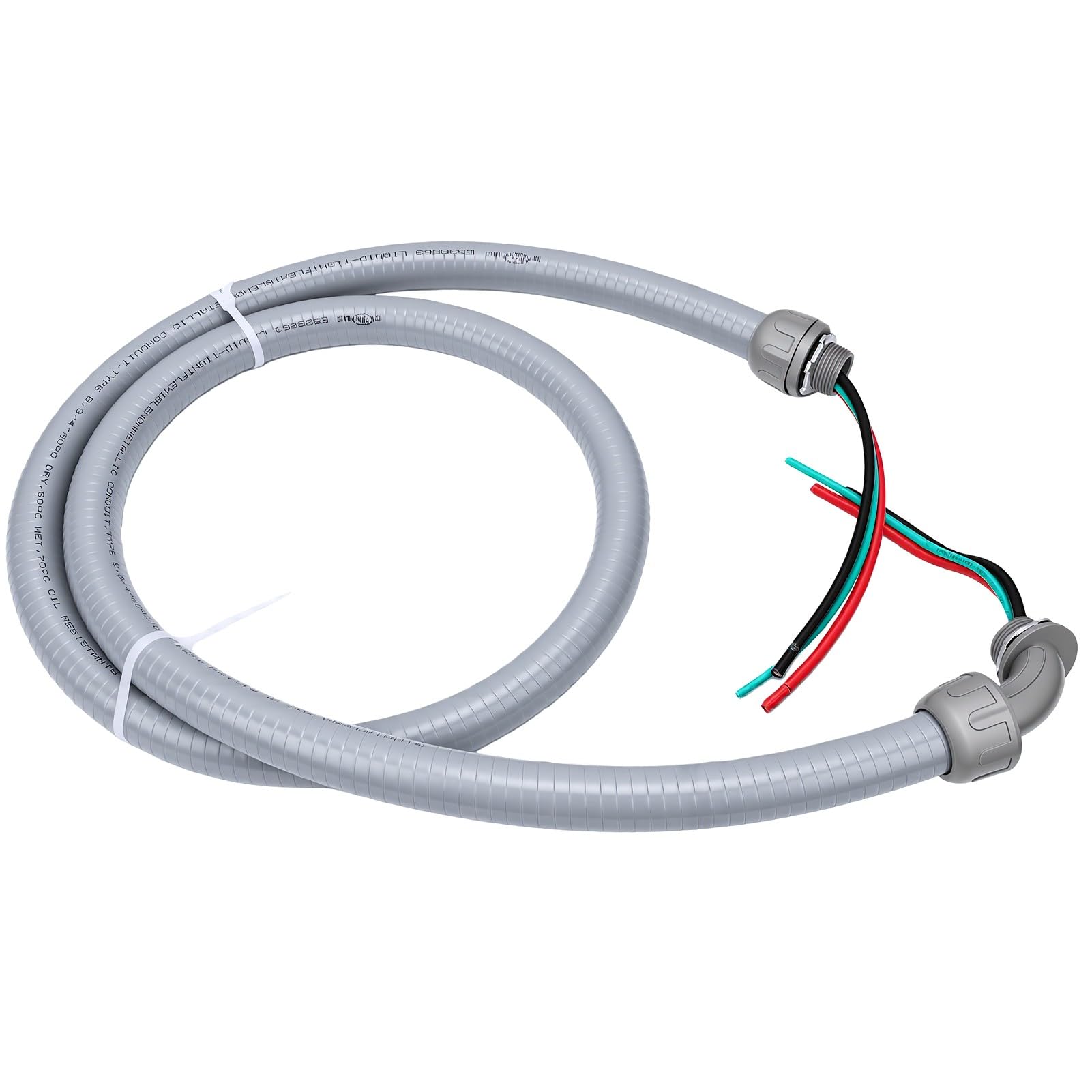 Fafeicy AC Whip Kit, 3/4 Cala 6 Stóp Niemetalowy Elastyczny Przewód