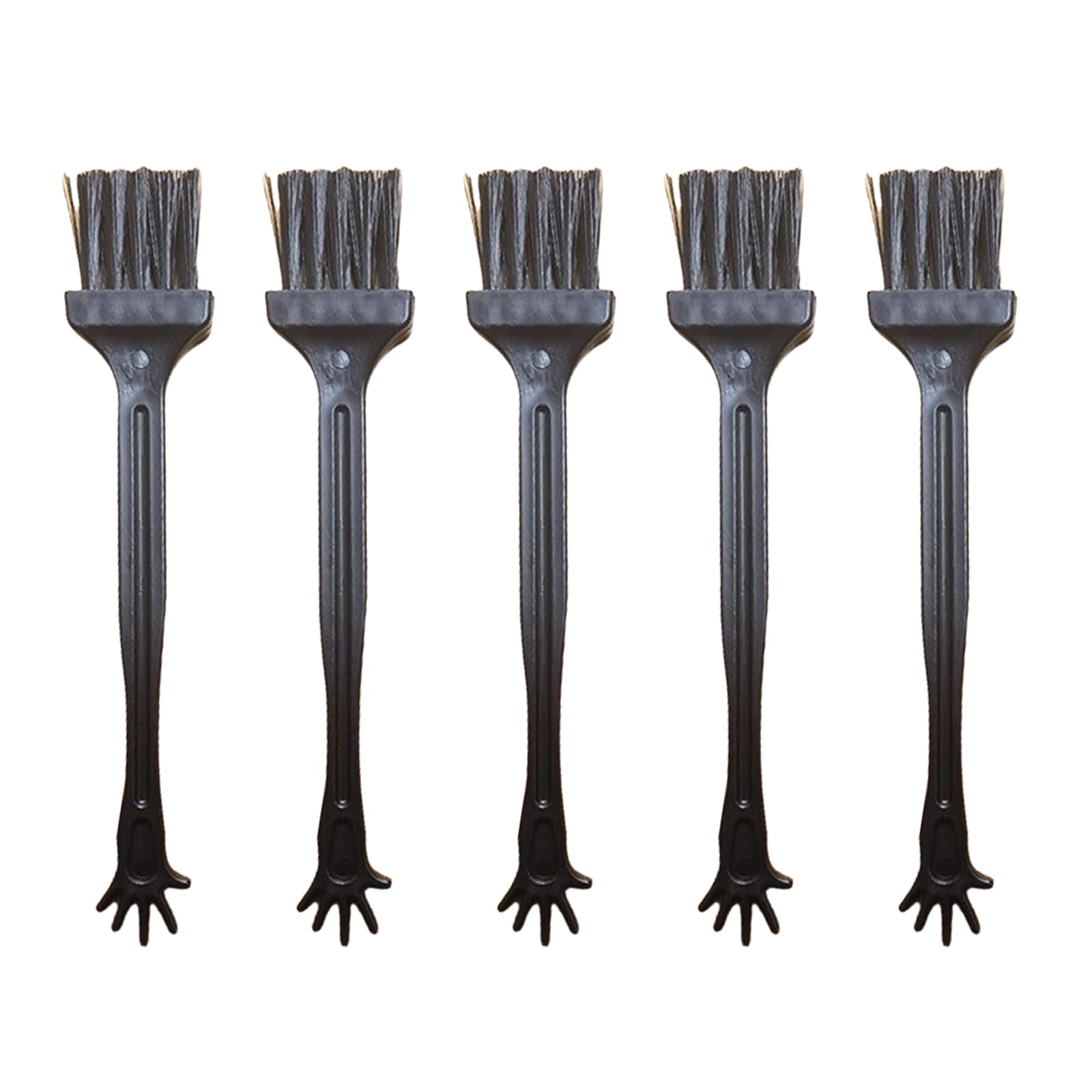 Shurhome Black 5Pieces Compact Keyboard Cleaner Brush For Students And Gamers Computer Keyboard Cleaning Tool Small Space Cleaning
