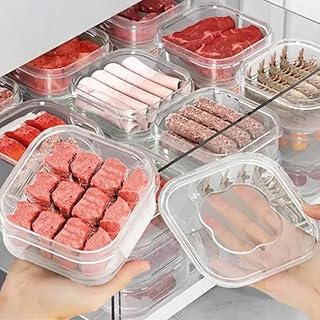 350ml Transparent Food Freshness Box Reusable Fruits and Vegetables Kitchen Food Storage Container