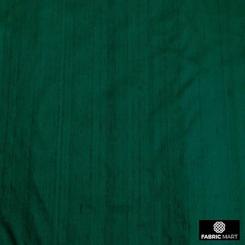 Miniatura 4 de Tela Dupioni de seda verde oscuro por The Yard, 2 yardas continuas 41 pulgadas ancho Dupioni seda losa tela combinada verde de color sólido,