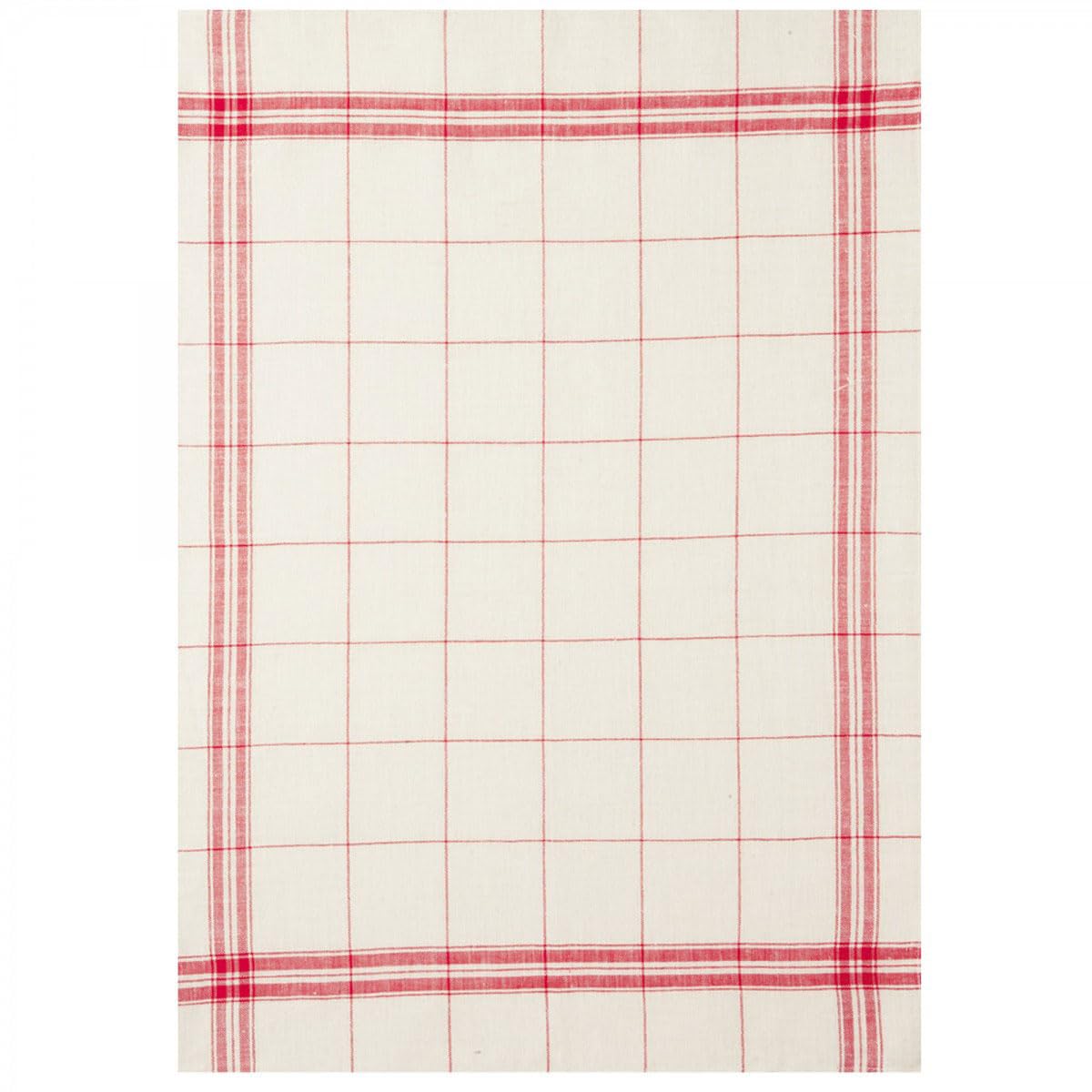 Coucke Red Citrus Jacquard Tea Towel