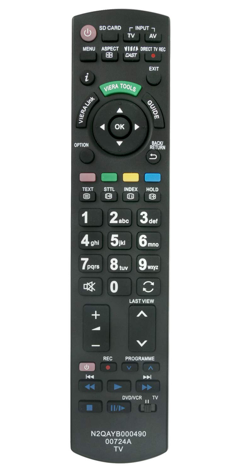 ALLIMITY Telecomando Sostitutivo Per TV Panasonic Viera, Modelli N2QAYB000490 / N2QAYB000353 - 3