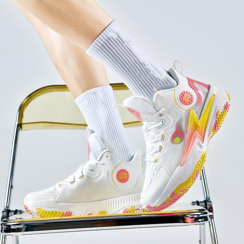 Image of Womens Mens Basketball Shoes Lightweight Fashion Breathable Comfortable Non Slip Sport Indoor Outdoor Sneakers for Unisex