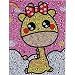 FIGHTA 5D Diamond Painting Kits for Kids Full Drill Painting by Number Kits for Children Rhinestone Diamond Embroidery Home Wall Decor (Giraffe)