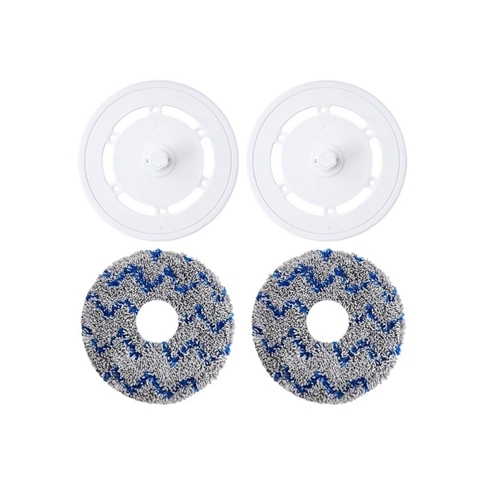 Shiketong Vacuum Mop Pads,Compatible For Ecovacs,Compatible For DEEBOT,X2 Pro / X2 Omni Robot Vacuum Cleaner Mop Rag Cloth Holder Accessories Spare Parts(03)