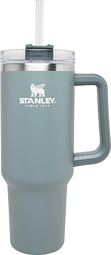 Stanley Adventure Quencher - Vaso de acero inoxidable aislado reutilizable de 40 oz (Shale)