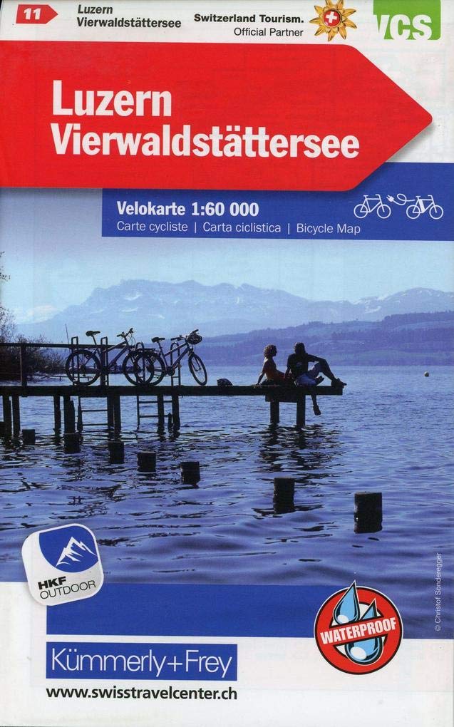Luzern / Vierwaldstättersee cycle map: 11 (Bicycle maps)