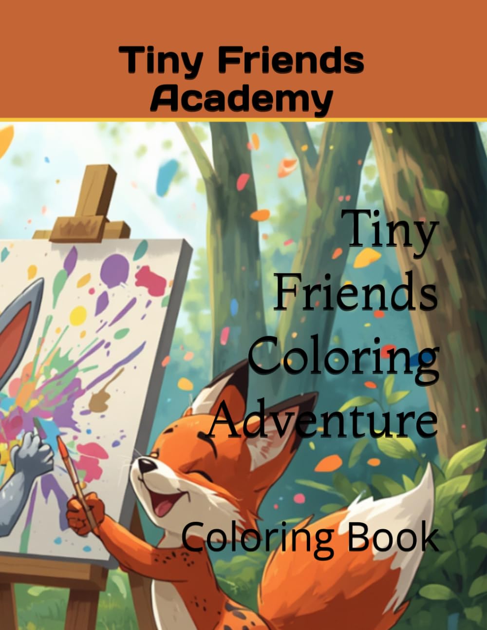 Tiny Friends Coloring Adventure: Coloring Book
