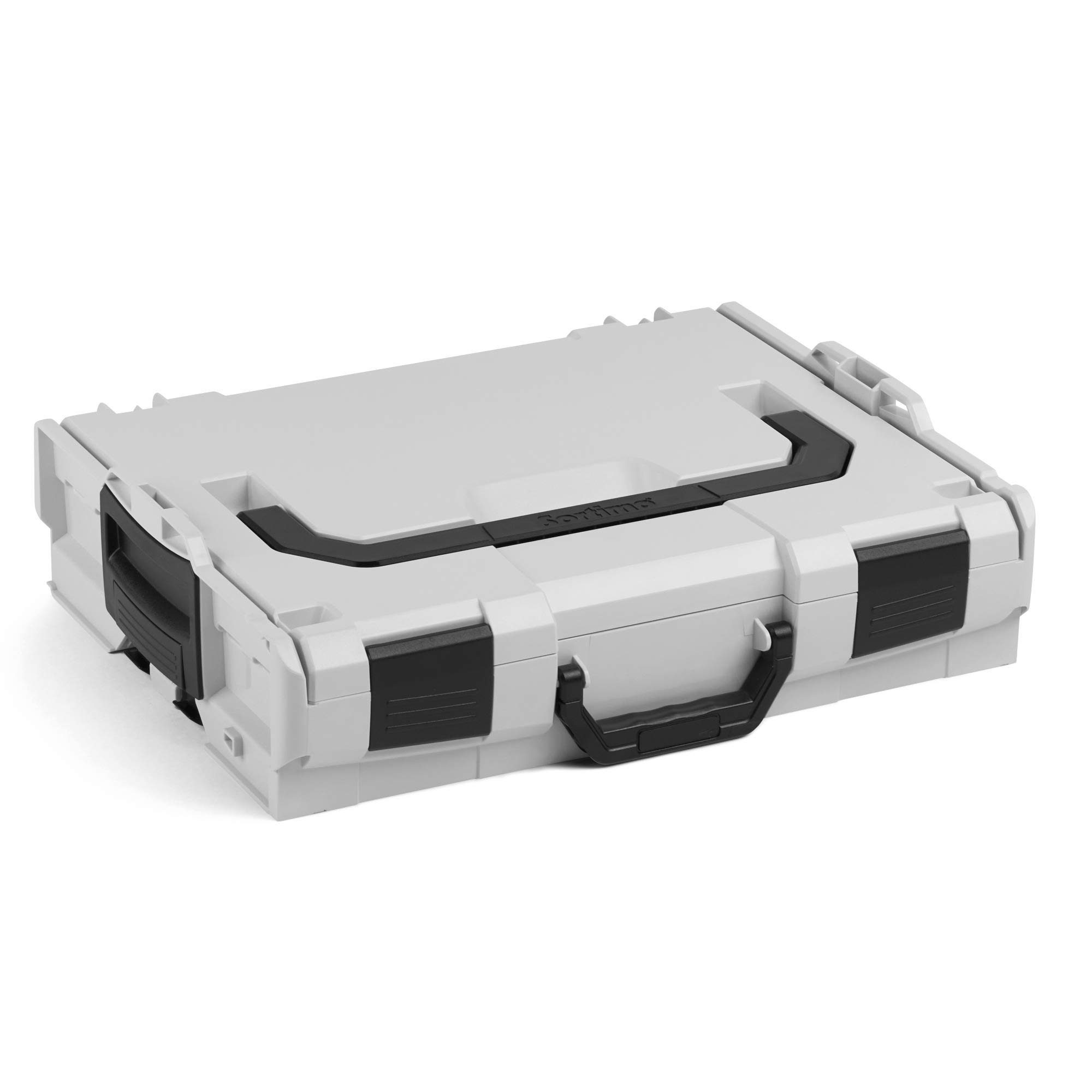 L-BOXX 102 Assortimentsdoos, klein, leeg, grijs met 5-voudige inzetstuk, professionele gereedschapskoffer, inclusief inzetdoos, draagbaar