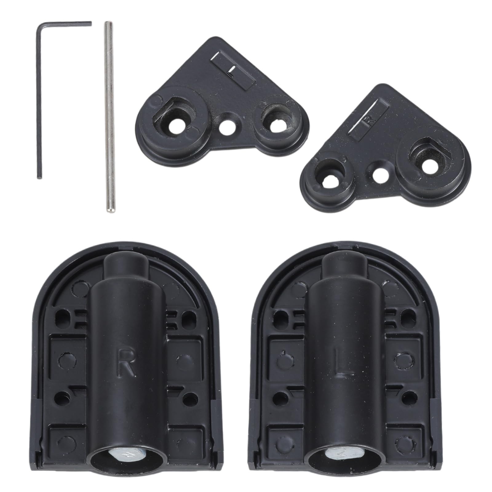 Jazuaiao Black Table Hinges Replacement Dressing Table Hinges Hydraulic Buffer Hinge Connector Hydraulic Buffer Hinge Connector