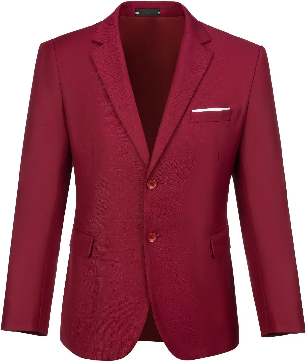 Mens Suit Jackets Casual Two Button Slim Fit Blazers Suit Separates Coat Sport Coats with Pockets for Wedding Prom Party - Image 2