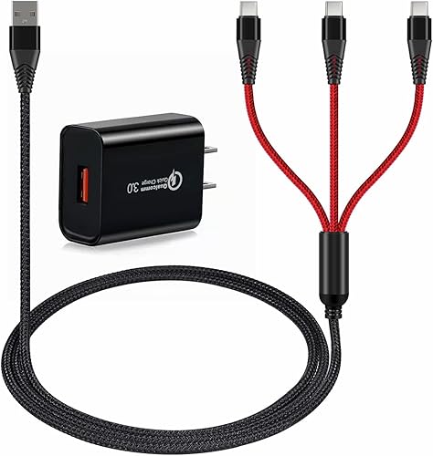 Miniatura 1 de Cargador USB C para DJI Osmo Mobile 7P 6 OM 6 5 4 SE/RS 2 3 Mini estabilizadores y cámaras de acción de bolsillo 3 2, cable de carga tipo C 3 en 1