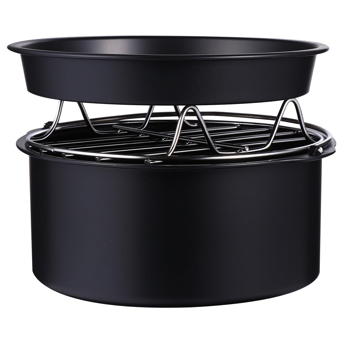 VALICLUD 3pezzi Cestino per Torte Friggitrice Cestelli per Friggitrice ad Aria Cestino ad Aria Cestello per Torte ad Teglia per Pizza Accessori