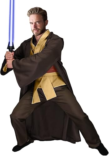 Miniatura 2 de Star Jedi Knight Cos - Traje de Jedi para niños, traje inspirado en Luke Skywalker con toque mandaloriano