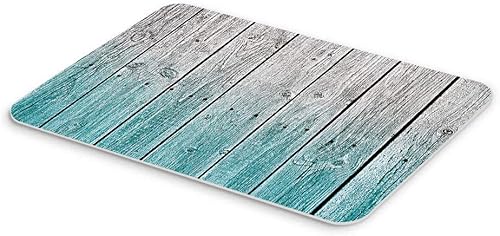 Miniatura 5 de Juego de 3 alfombrillas de baño rústicas para puerta de granero, reglas del lago, tabla de madera, tablón, cabaña, cámper, camping, baño, funda para