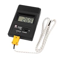 Vista 1 de uxcell LCD K-Type Digital Thermometer TM-902C W Thermocouple Wire
