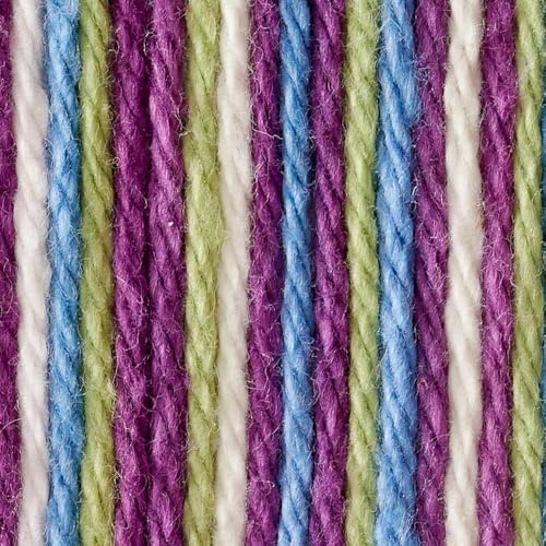Image of Lily Sugar 'N Cream The Original Ombre Yarn, 2oz, Gauge 4 Medium, 100% Cotton, Fruit Punch - Machine Wash & Dry